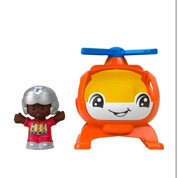 Fisher-Price Little People Orange Helicopter Toy - Picture 5 of 6